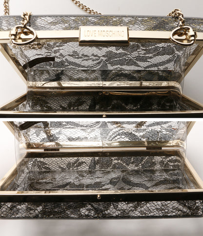 ラブモスキーノ レースボックスショルダーバッグ レディース LOVE MOSCHINO