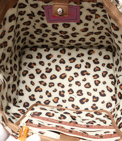 レスポートサック  2WAY トートバッグ ラフィア      レディース   LeSportsac