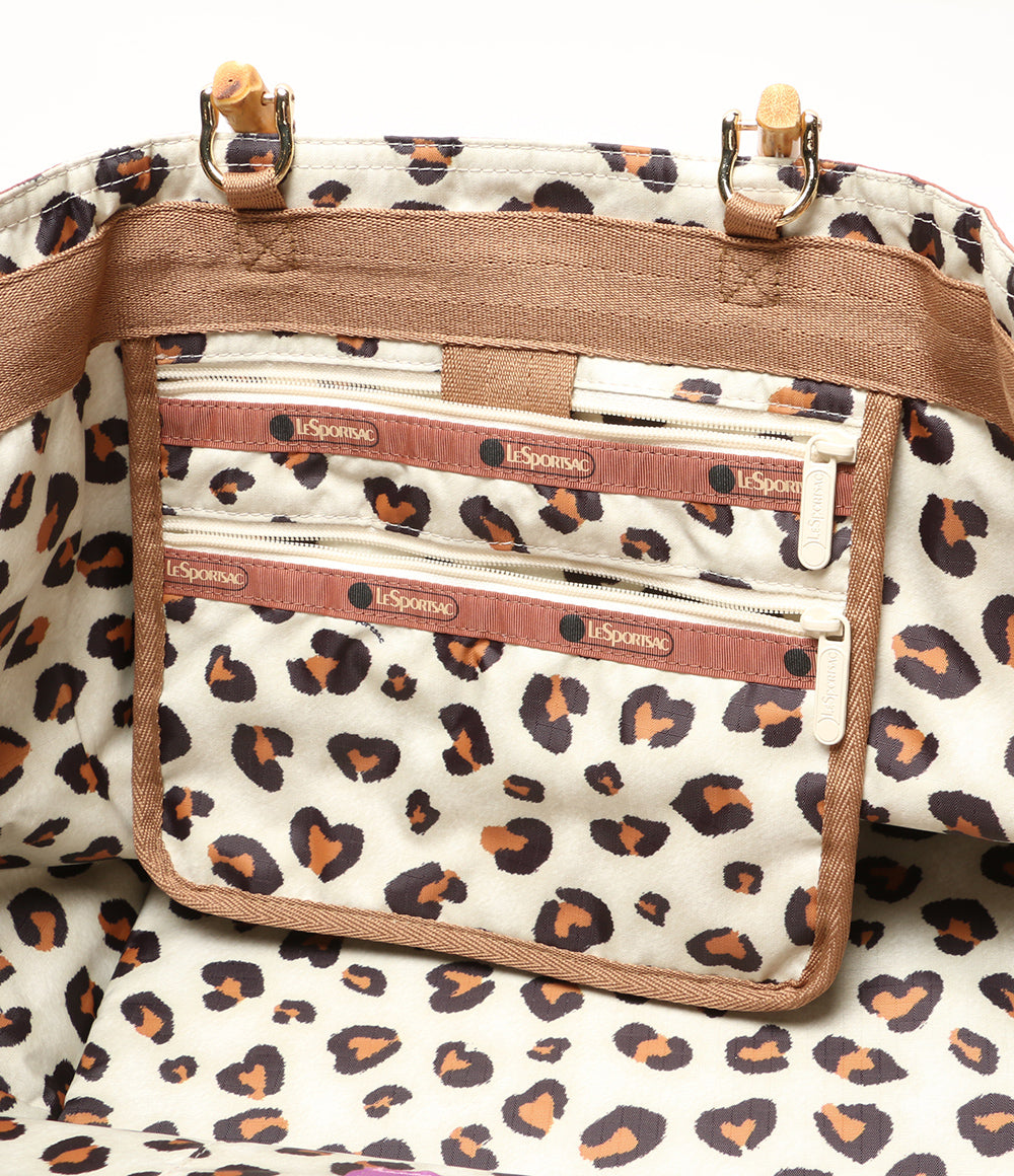 レスポートサック  2WAY トートバッグ ラフィア      レディース   LeSportsac