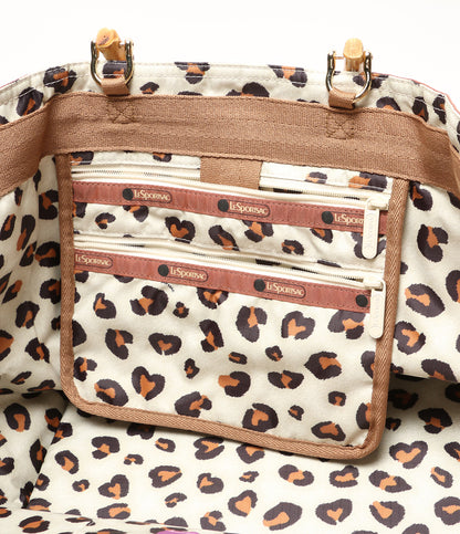 レスポートサック  2WAY トートバッグ ラフィア      レディース   LeSportsac