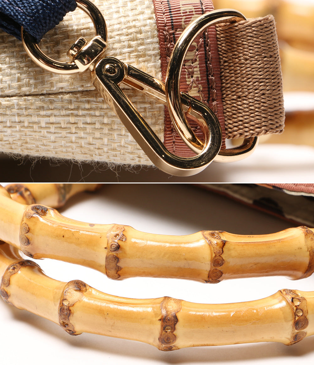 レスポートサック  2WAY トートバッグ ラフィア      レディース   LeSportsac