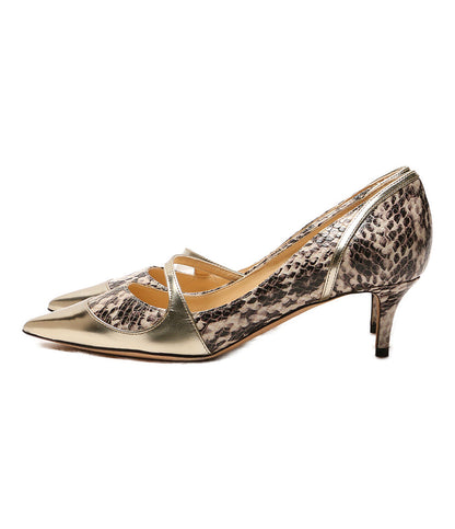 ジミーチュウ 美品 パンプス パイソン      レディース SIZE 36.5  JIMMY CHOO