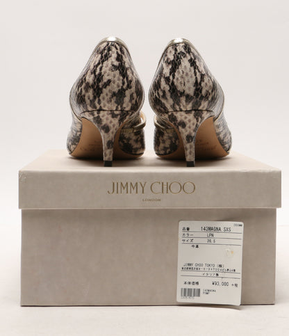 ジミーチュウ 美品 パンプス パイソン      レディース SIZE 36.5  JIMMY CHOO