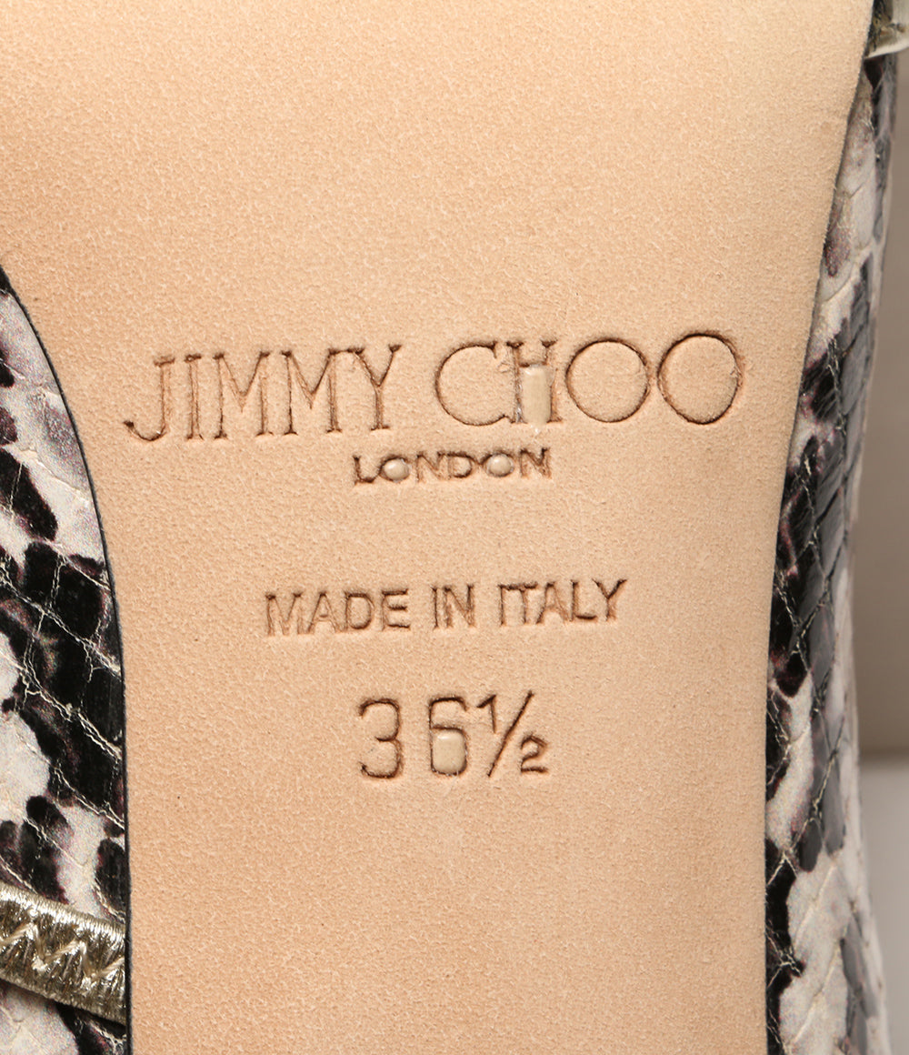 ジミーチュウ 美品 パンプス パイソン      レディース SIZE 36.5  JIMMY CHOO