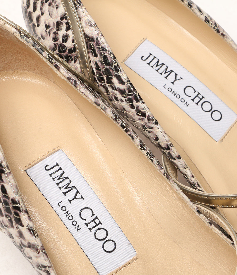 ジミーチュウ 美品 パンプス パイソン      レディース SIZE 36.5  JIMMY CHOO