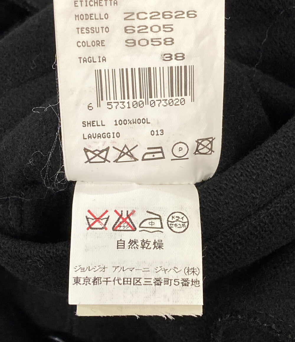 EMPORIO ARMANI デザインコート ブラック レディース SIZE 38 エンポリオアルマーニ