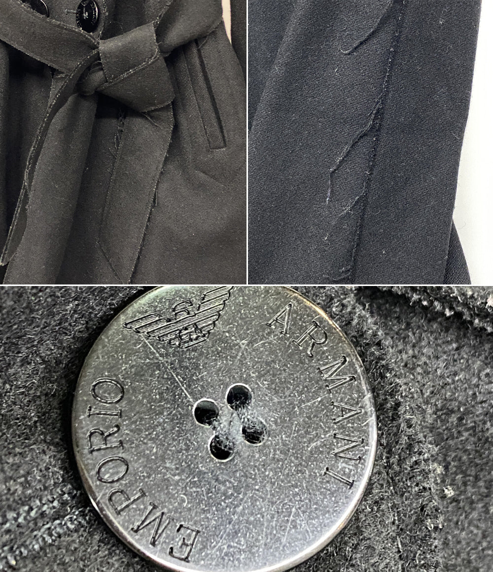 EMPORIO ARMANI デザインコート ブラック レディース SIZE 38 エンポリオアルマーニ