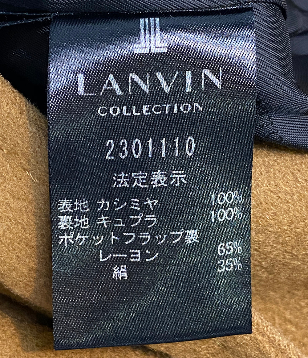 Lanvin collection ランバンコレクション カシミヤコート キャメル