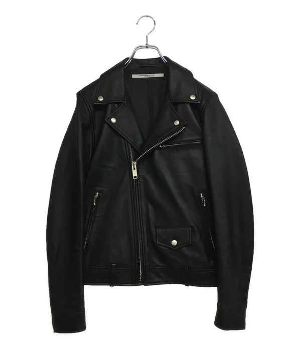 最終価格　ジャーナルスタンダード　TRISECT2 レザー　ジャケット　羊革　M JOURNAL STANDARD TRISECT2 トライセクト2 レザージャケット ブラック
