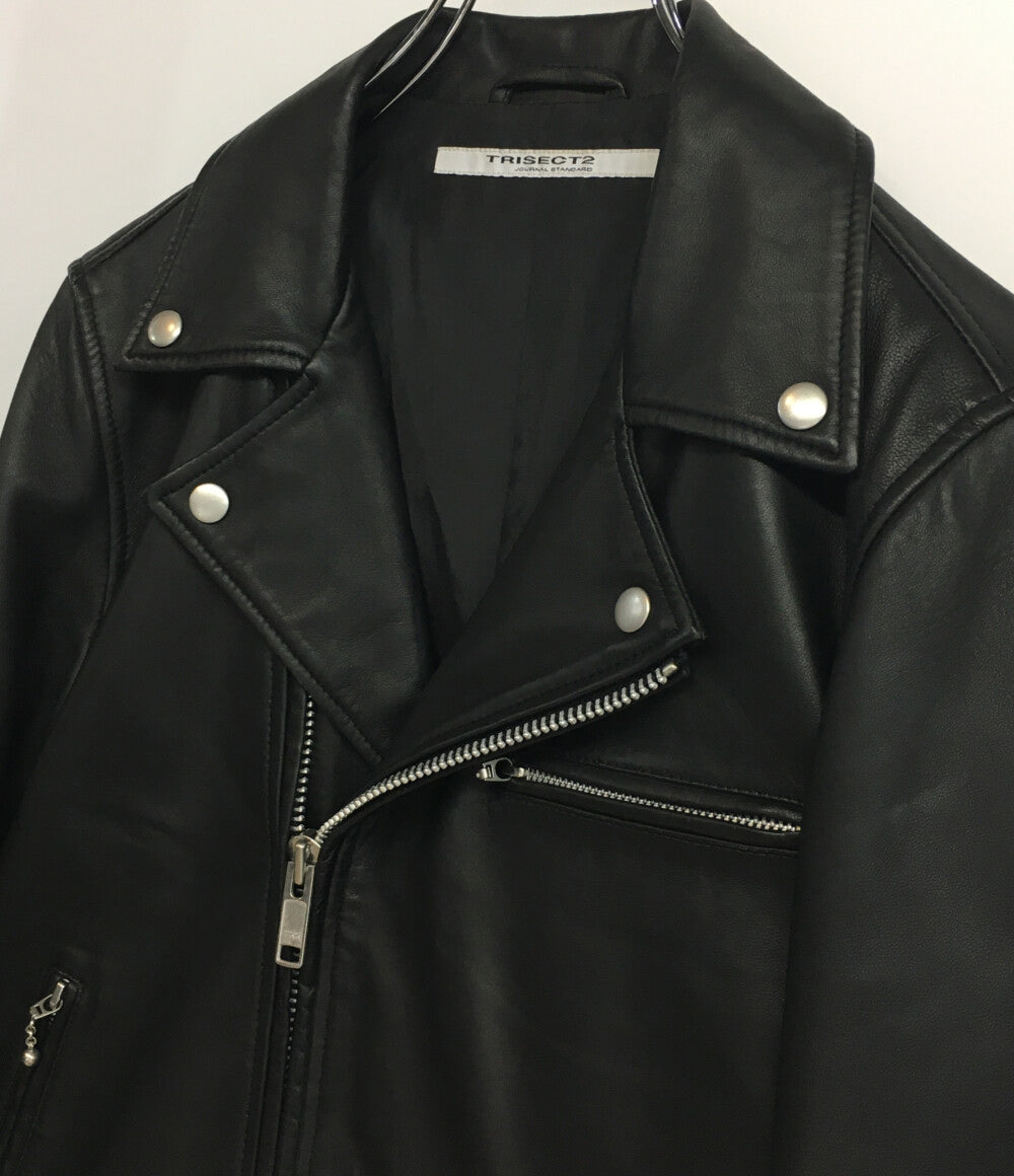 JOURNAL STANDARD TRISECT2 トライセクト2 レザージャケット ブラック 17-011-640-9250-1-0 メンズ SIZE M ジャーナルスタンダード