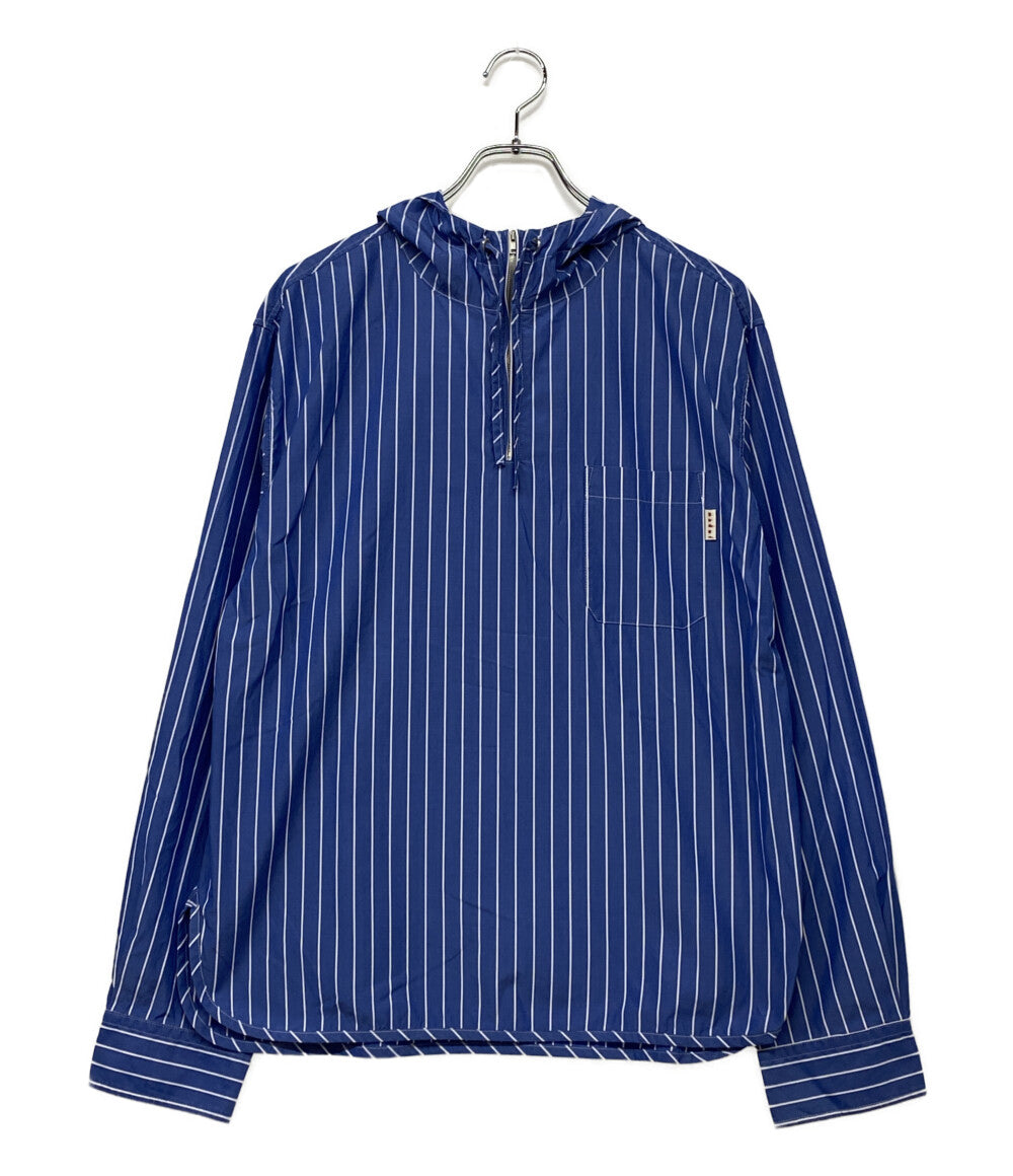 マルニ フーテッドストライプシャツ JPMU0006A0 メンズ SIZE 44 MARNI