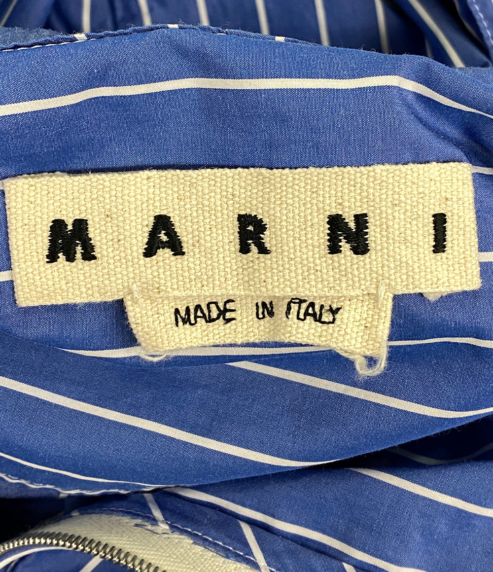 マルニ フーテッドストライプシャツ JPMU0006A0 メンズ SIZE 44 MARNI