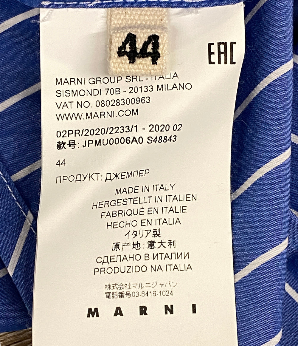 マルニ フーテッドストライプシャツ JPMU0006A0 メンズ SIZE 44 MARNI