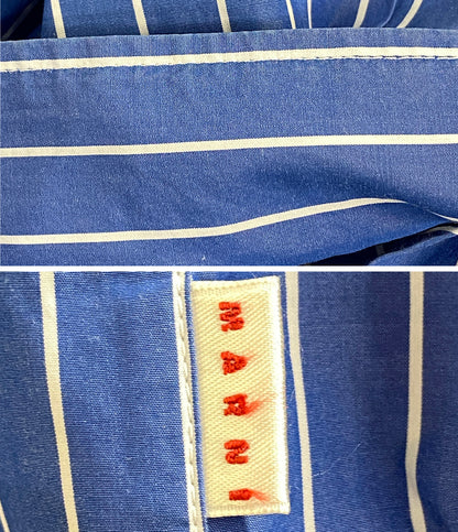 マルニ フーテッドストライプシャツ JPMU0006A0 メンズ SIZE 44 MARNI