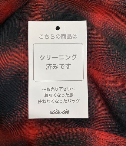 セリーヌ 長袖シャツ ウエスタンシャツ レッド チェック　 19SS 2C027054D メンズ SIZE 40 CELINE