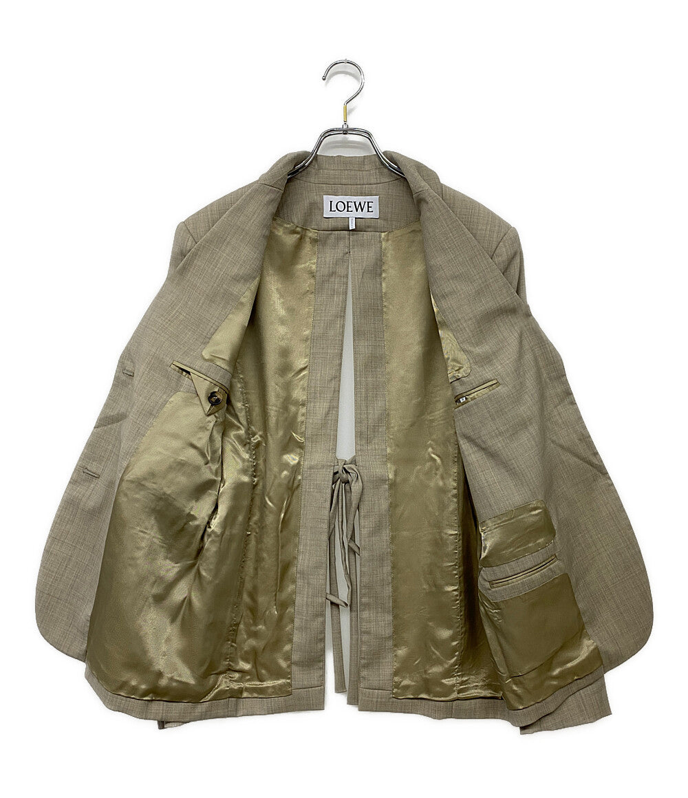 LOEWE テーラードジャケット バックタイ　 24aw S359Y03X77 レディース SIZE 36 ロエベ