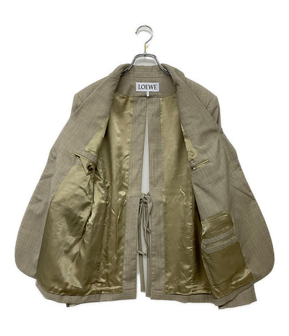 LOEWE テーラードジャケット バックタイ　 24aw S359Y03X77 レディース SIZE 36 ロエベ