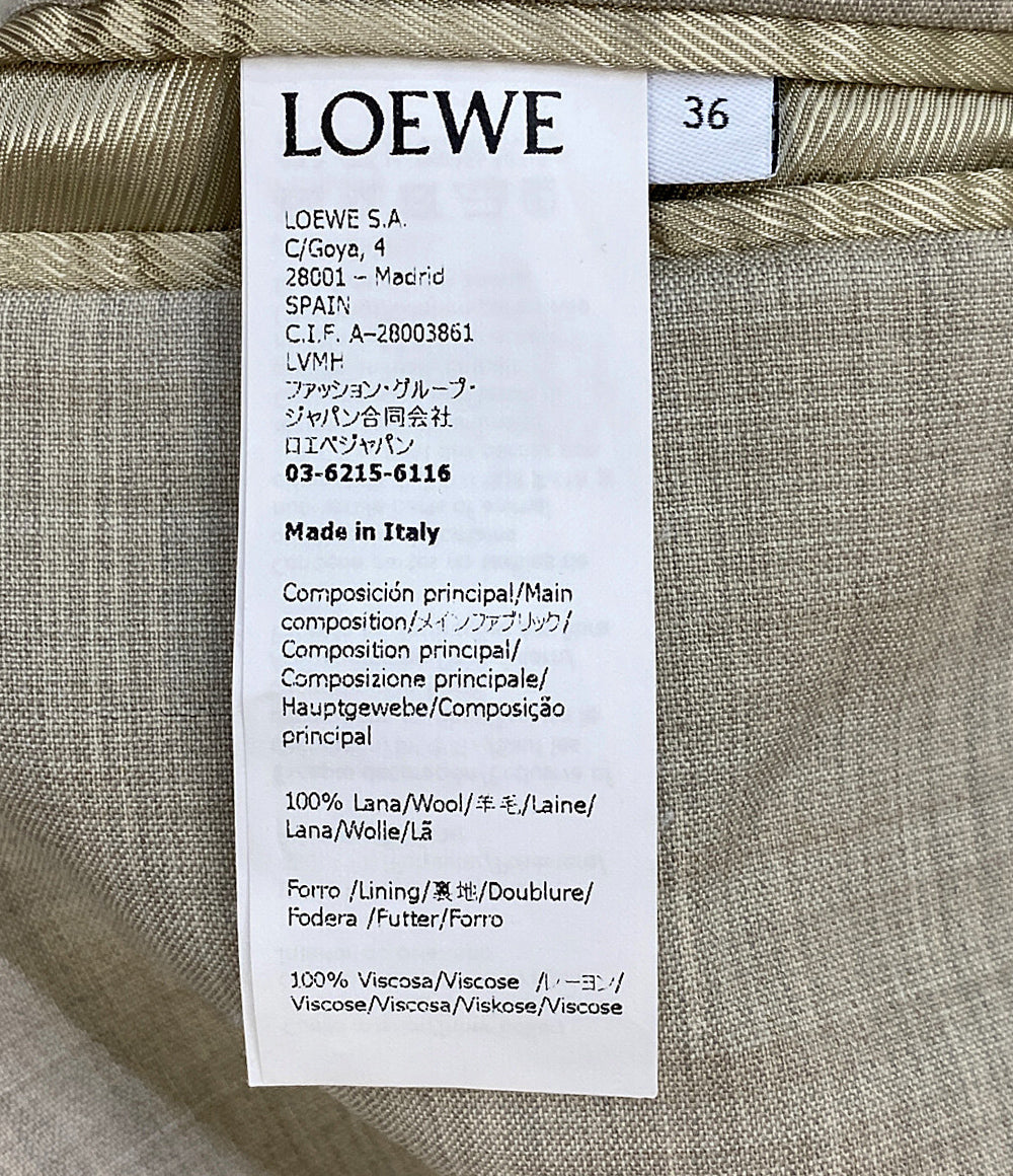 LOEWE テーラードジャケット バックタイ　 24aw S359Y03X77 レディース SIZE 36 ロエベ