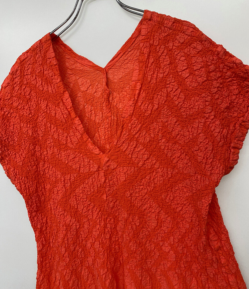me ISSEY MIYAKE ミーイッセイミヤケ フレンチスリーブワンピース MI44FH242 レディース SIZE -