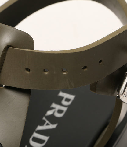 プラダ サンダル モノリス カーキ　 メンズ SIZE 5 PRADA