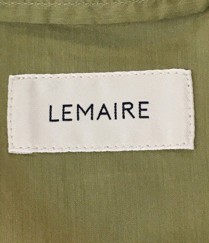 美品 LEMAIRE 半袖シャツ カーキ オーバーサイズ メンズ SIZE 36 ルメール