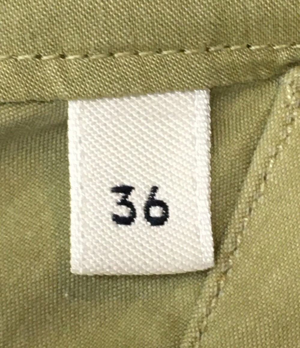 美品 LEMAIRE 半袖シャツ カーキ オーバーサイズ メンズ SIZE 36 ルメール