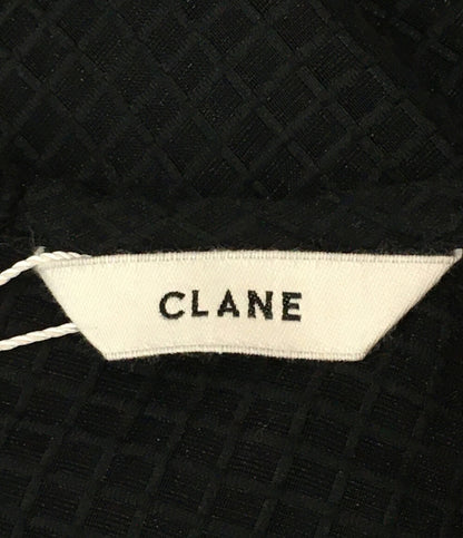 クラネ 美品 半袖シャツ SHEER PLAID VOLUME SLEEVE レディース SIZE 2 CLANE