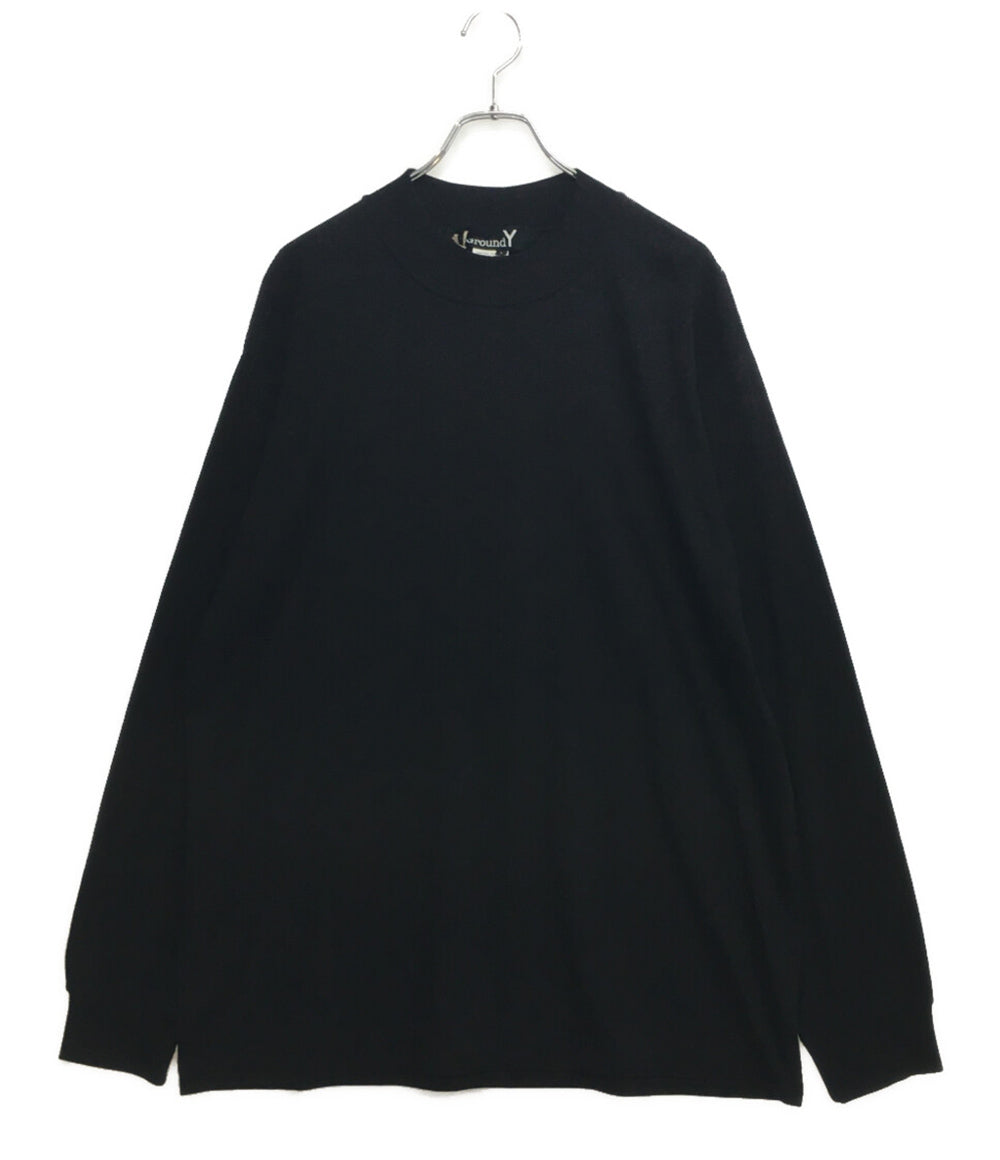 グラウンドワイ 長袖Ｔシャツ ブラック GI-T40-050 メンズ SIZE 4 Ground Y