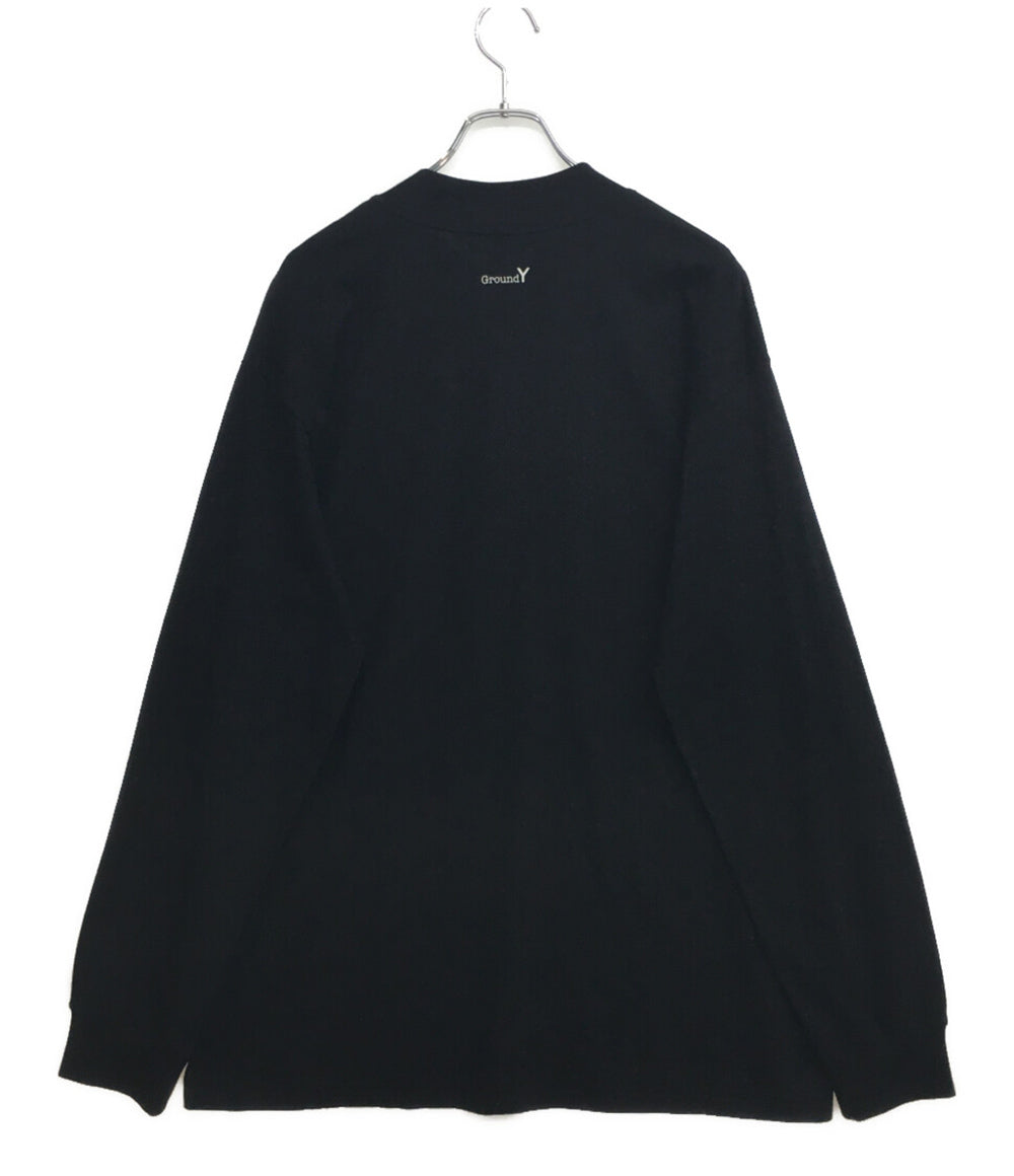 グラウンドワイ 長袖Ｔシャツ ブラック GI-T40-050 メンズ SIZE 4 Ground Y