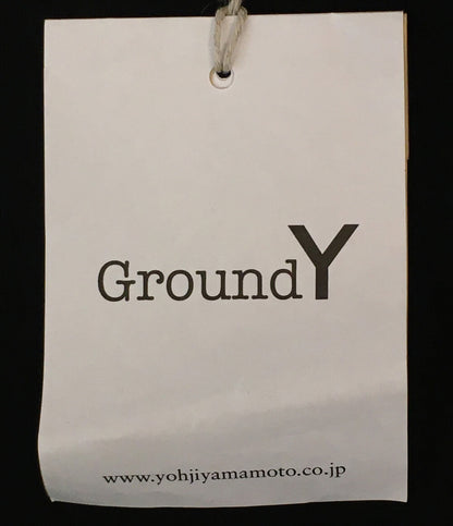 グラウンドワイ 長袖Ｔシャツ ブラック GI-T40-050 メンズ SIZE 4 Ground Y