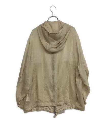 クラネ 美品 ジップパーカー SHEER AIRY ZIP HOODIE レディース SIZE 2 CLANE