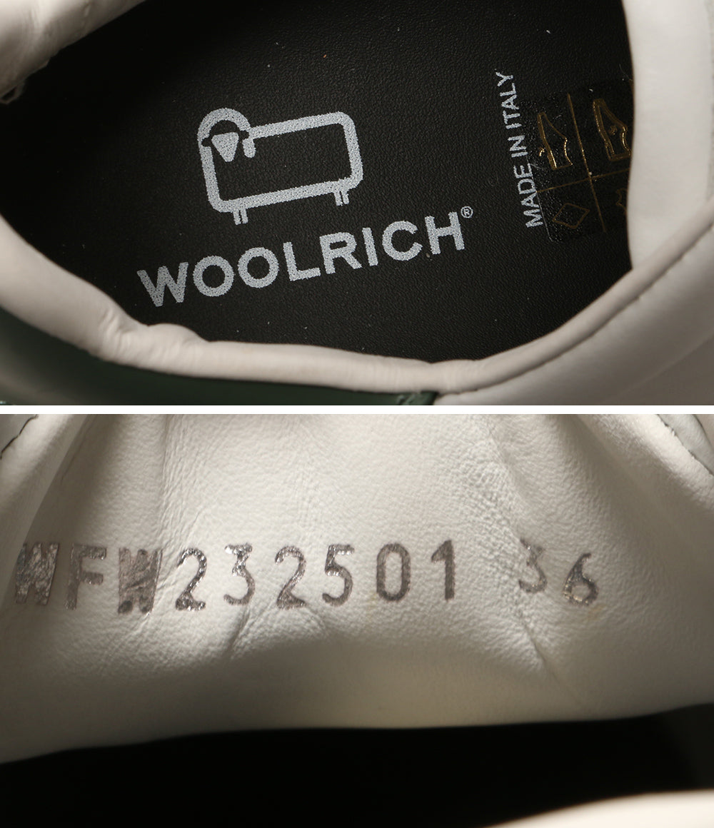 ウールリッチ スニーカー ローカット ホワイト レディース SIZE 36 WOOLRICH