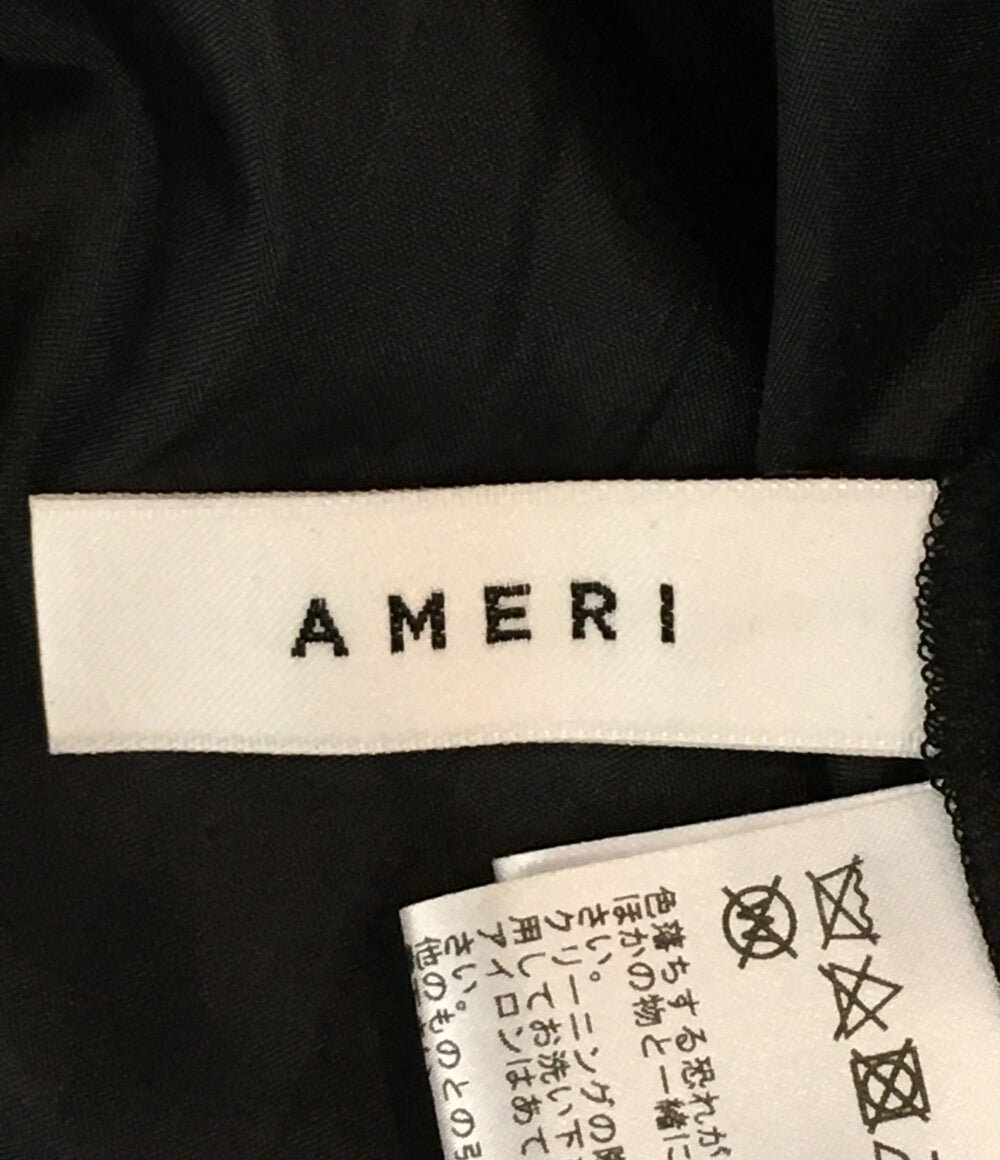 美品 アメリ ドレス ワンピース レース ブラック 02010531270 レディース SIZE S AMERI