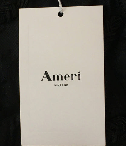 美品 アメリ ドレス ワンピース レース ブラック 02010531270 レディース SIZE S AMERI