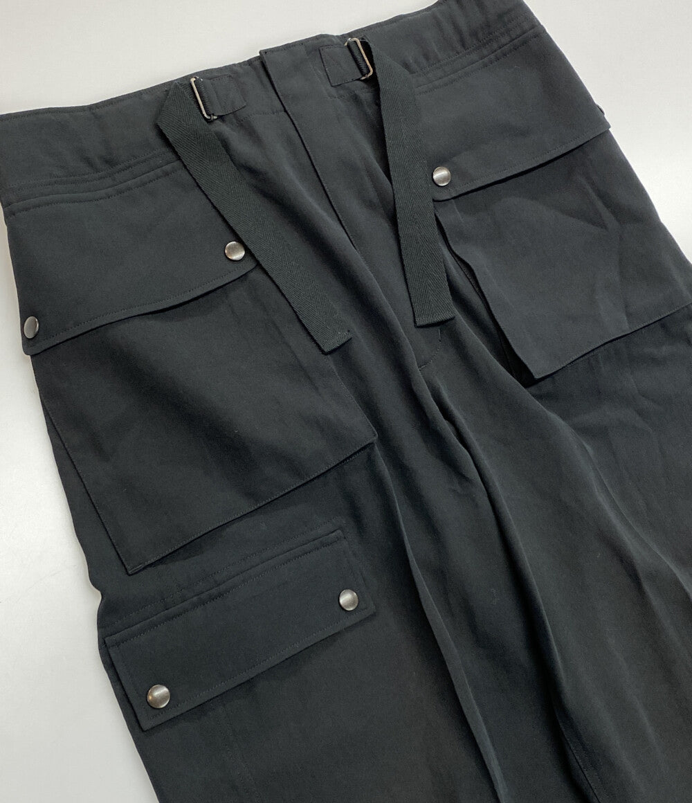 オーラリー 美品 カーゴパンツ LIGHT COTTON WOOL VIYELLA CARGO 25SS