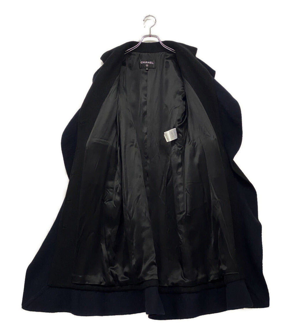 シャネル 美品 ロングコート ブラック ココボタン     P75846 V67163 レディース SIZE 34  CHANEL