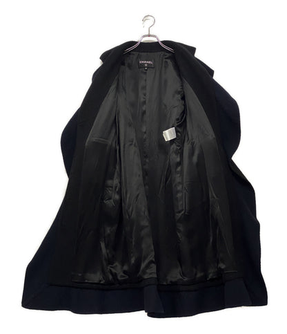 シャネル 美品 ロングコート ブラック ココボタン     P75846 V67163 レディース SIZE 34  CHANEL