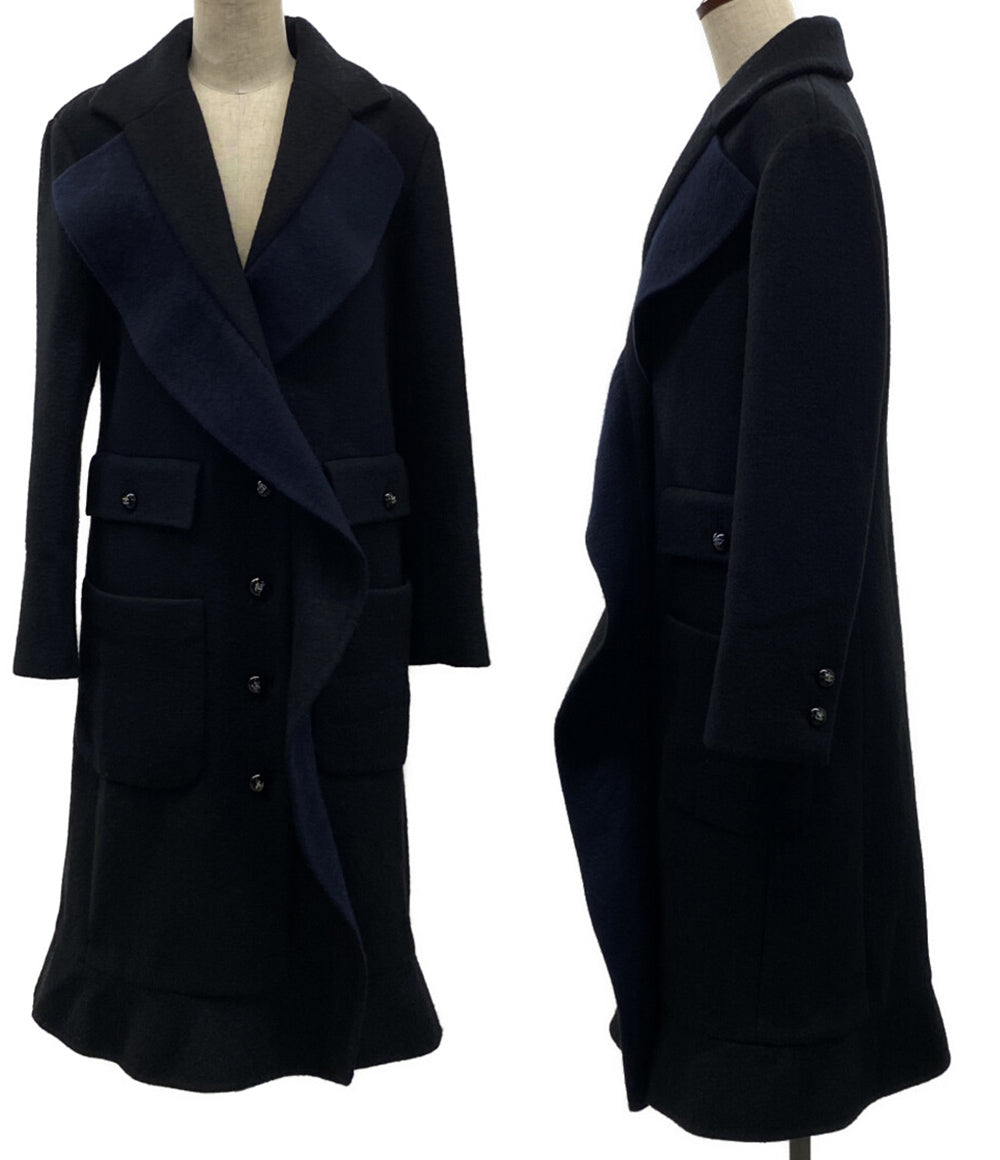 シャネル 美品 ロングコート ブラック ココボタン     P75846 V67163 レディース SIZE 34  CHANEL