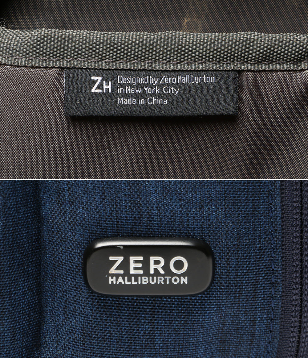 ゼロハリバートン リュック ネイビ-×ブラック メンズ ZERO HALLIBURTON