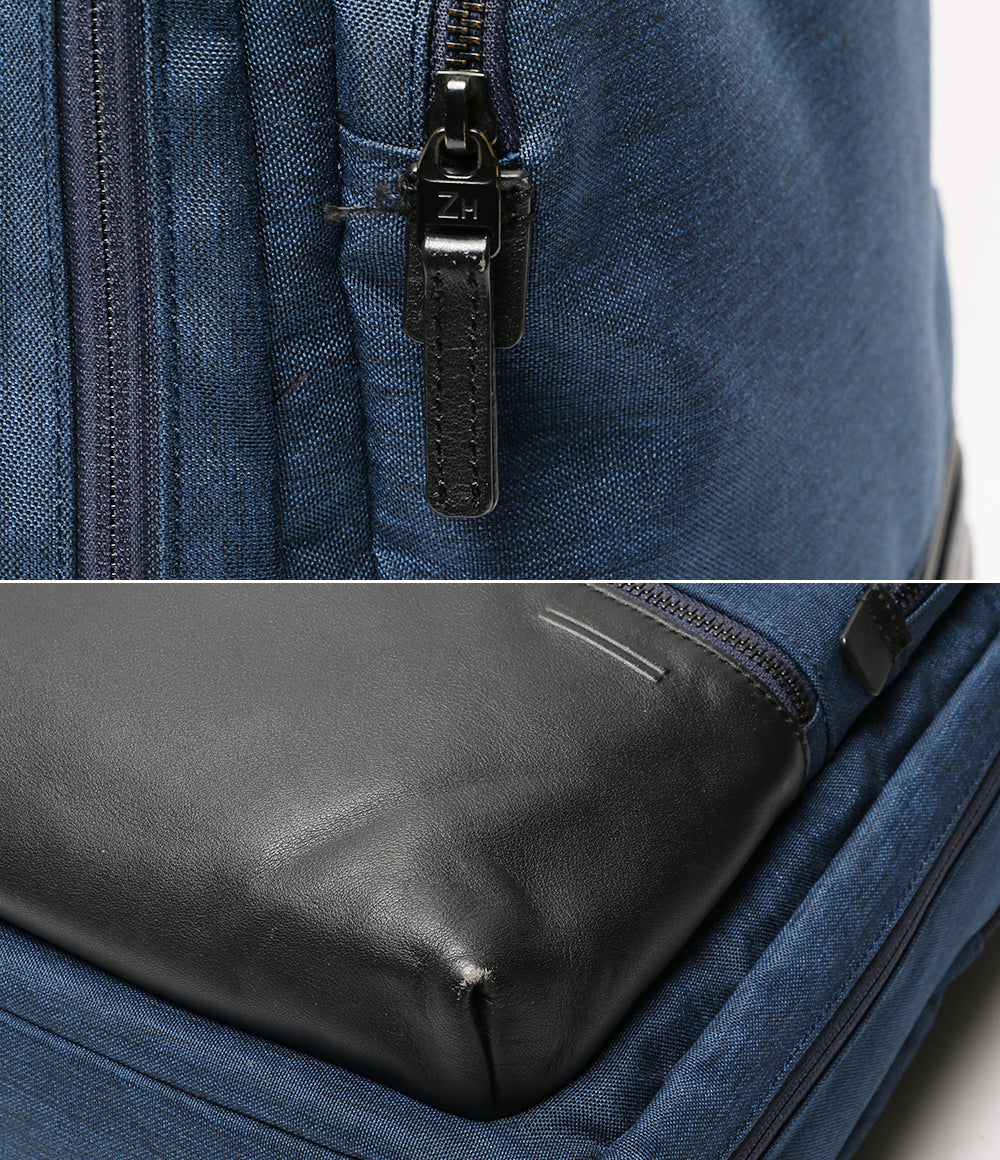 ゼロハリバートン リュック ネイビ-×ブラック メンズ ZERO HALLIBURTON