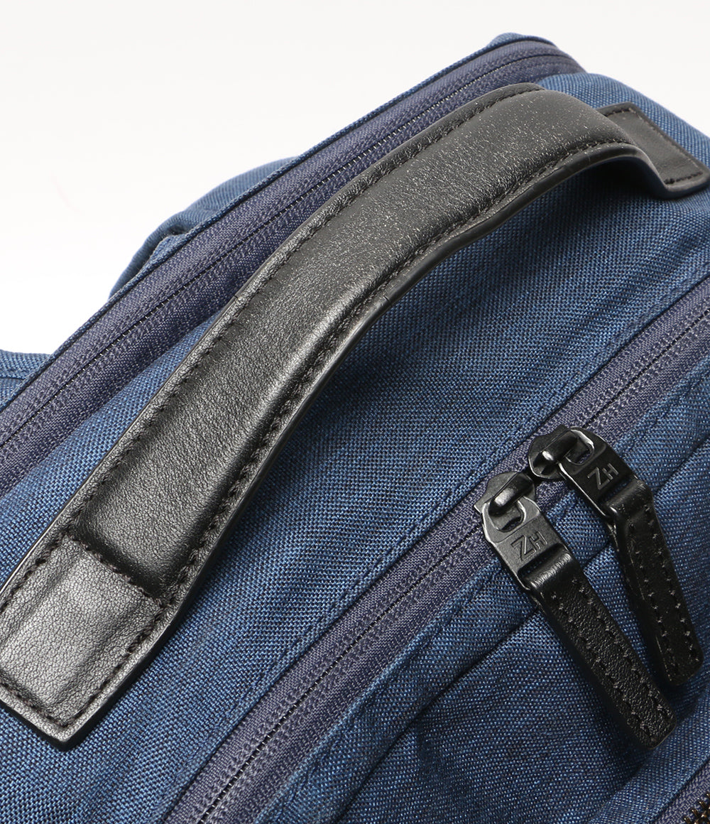 ゼロハリバートン リュック ネイビ-×ブラック メンズ ZERO HALLIBURTON