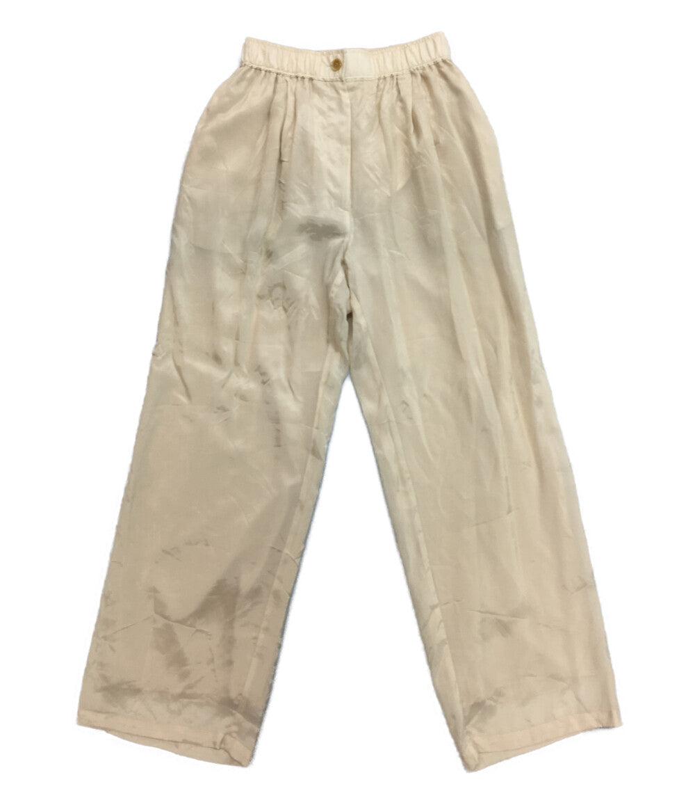 クラネ パンツ SHEER AIRY PANTS アイボリー 18110-7262 レディース SIZE 2 CLANE