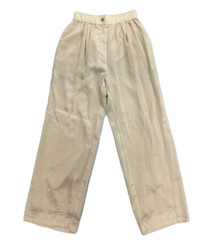 クラネ パンツ SHEER AIRY PANTS アイボリー 18110-7262 レディース SIZE 2 CLANE