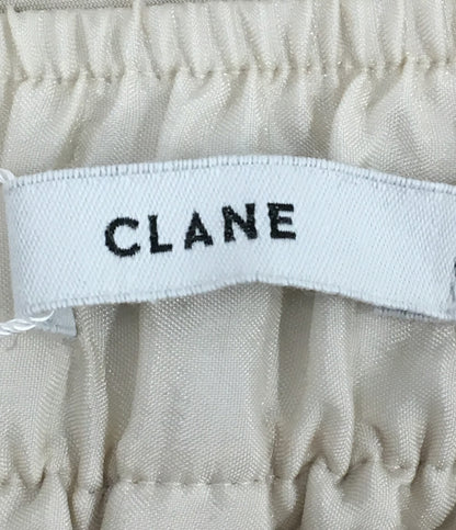 クラネ パンツ SHEER AIRY PANTS アイボリー 18110-7262 レディース SIZE 2 CLANE