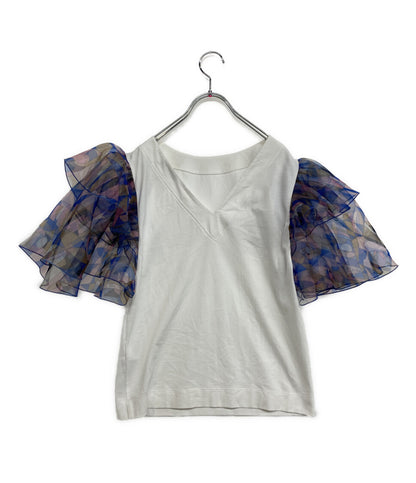 エミリオ・プッチ 半袖Ｔシャツ カットソー 袖切替 0RJP35 レディース SIZE S EMILIO PUCCI