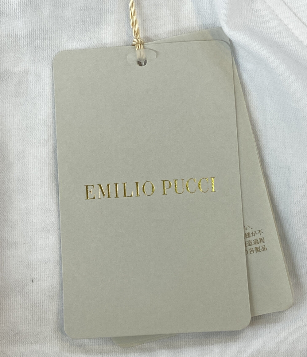 エミリオ・プッチ 半袖Ｔシャツ カットソー 袖切替 0RJP35 レディース SIZE S EMILIO PUCCI