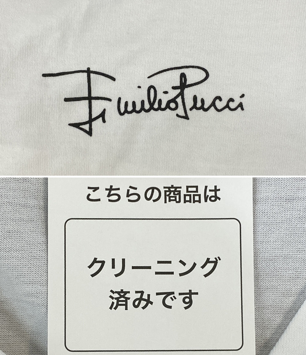 エミリオ・プッチ 半袖Ｔシャツ カットソー 袖切替 0RJP35 レディース SIZE S EMILIO PUCCI