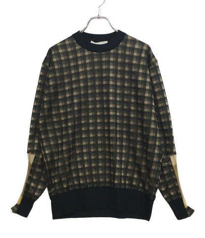 TOGA PULLA 長袖カットソー チェック クルーネック TP11-XN201 レディース SIZE 36 トーガプルラ