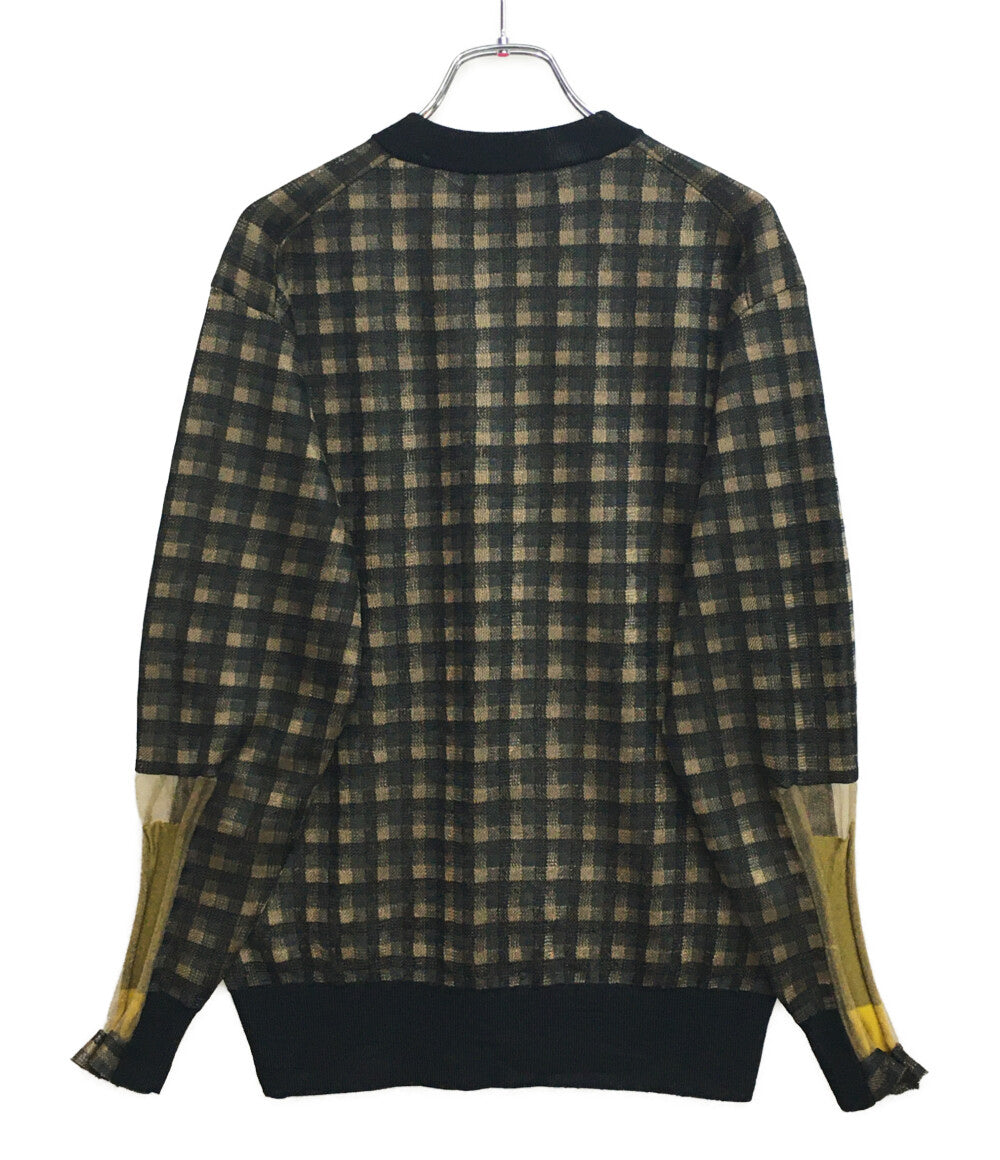 TOGA PULLA 長袖カットソー チェック クルーネック TP11-XN201 レディース SIZE 36 トーガプルラ