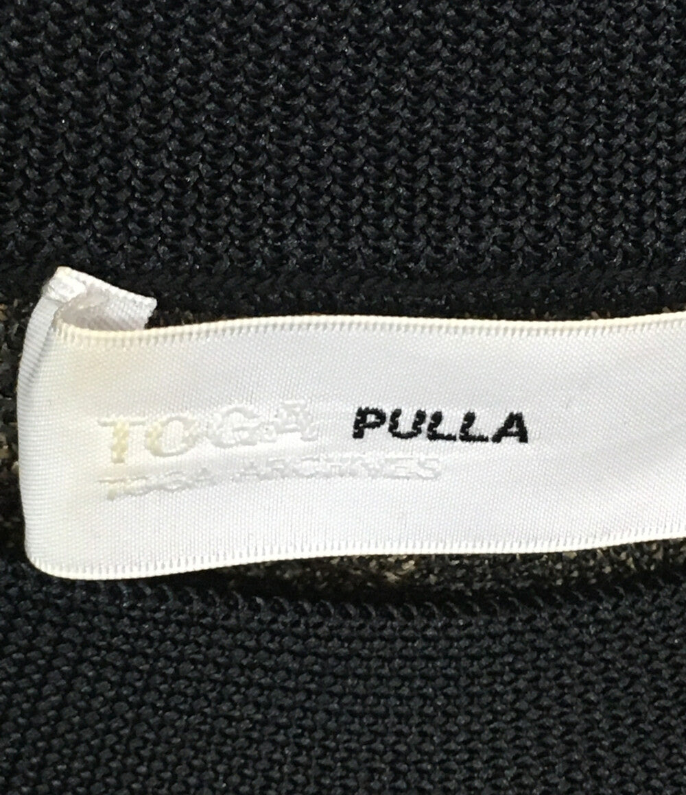 TOGA PULLA 長袖カットソー チェック クルーネック TP11-XN201 レディース SIZE 36 トーガプルラ